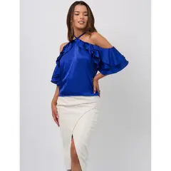 DOLCATTA - Blusa Marbelle - Blue Color -