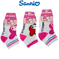 SANRIO - Pack 3 Medias Talla 24 a 28 - MY MELODY