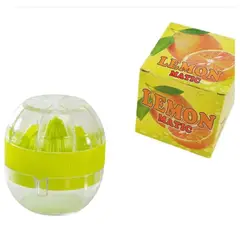 GENERICO - Exprimidor Manual de Naranja Portátil Color Amarillo