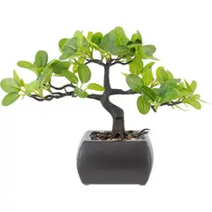 GENERICO - Bonsai Artificial Verde 23cm