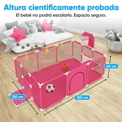 BABY - Corral para Bebe Niños Didactico 2025 Portatil Pinkys
