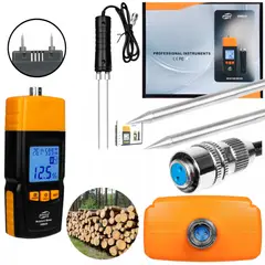 BENETECH - Medidor de Humedad de Madera 2 en 1 con Sonda - GM620