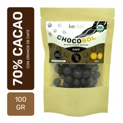 GENERICO - Cafe cubierto de Cacao 70% 100gr - Chocobol