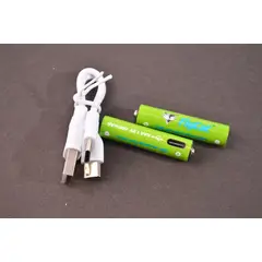 GENERICO - Batería Pila Recargable Aa O Aa Usb Tipo C -- Usb 2000mah