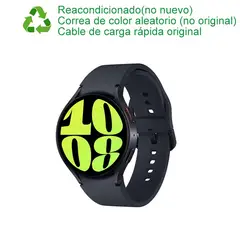 SAMSUNG - Galaxy Watch 6 44mm Bluetooth Negro ReacondicionadoSemiNuevo