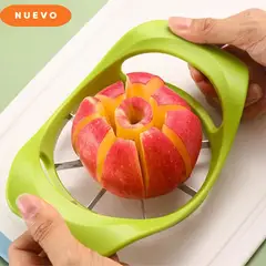 GENERICO - Cortador y descorazonador de manzana de 8 cuchillas