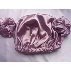 GENERICO - Gorro para dormir de satén malva