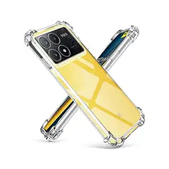 GENERICO - Funda Protector Case POCO X6 PRO 5G - TRANSPARENTE ANTI IMPACTO