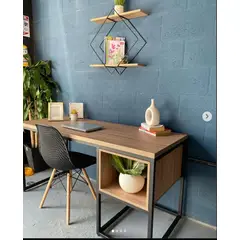 NACION MUEBLES - ESCRITORIO MODERNO RUSTICO MILE