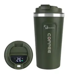 GENERICO - Tazas de Café de Acero Inoxidable Vaso Digital de 510 ml