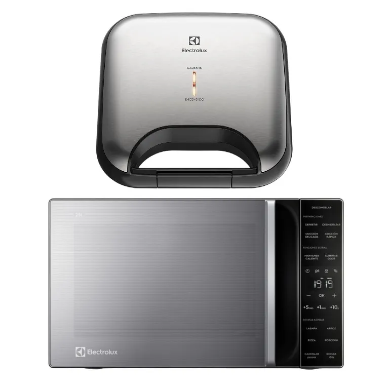 Combo Microondas 25LT EMDY25S2MXM + Sandwichera ESG20
