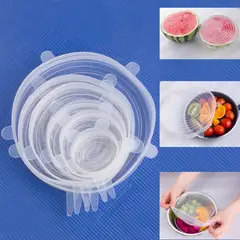 GENERICO - TAPA DE SILICONA ADAPTABLES PARA TAPER CUADRADOS Y REDONDOS - BLANCO