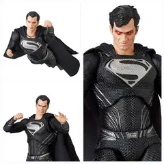 MARVEL - Figura Justice League MAFEX 174 Superman Black Suit