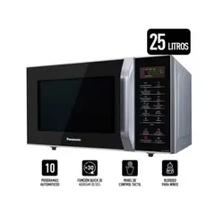 PANASONIC - MICROONDAS NN-SB34HMRPK 25L