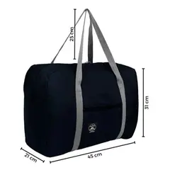 GENERICO - BOLSO DEPORTIVO - ENTRENAMIENTO - COLOR NEGRO