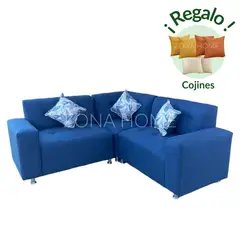 GENERICO - Sofá Seccional Tokio en L - Azul