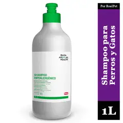 GENERICO - Shampoo Hipoalergénico Ibasa Perros y Gatos Avena Aloe 1L