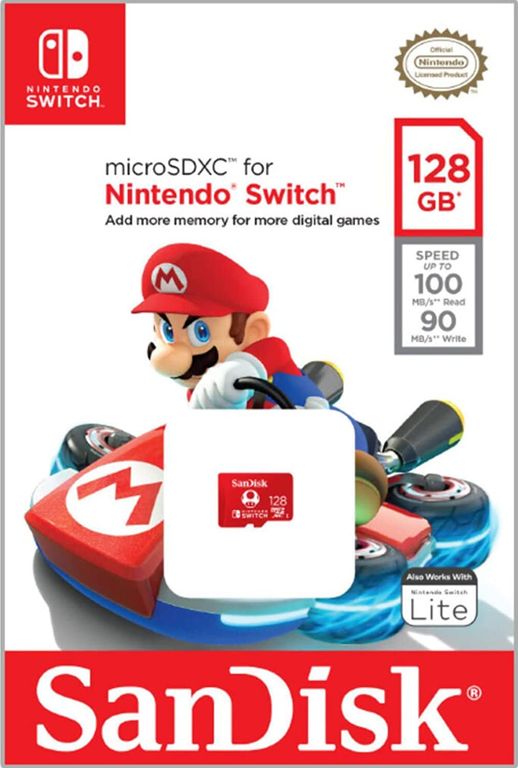 Memoria Micro Sdxc De 128 Gb Nintendo Original
