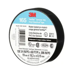 GENERICO - Cinta Aislante Negro Temflex 19MMx18Mx015MM