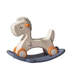 VOLTERETAS - Caballito Balancín Naranja con Azul para Niños