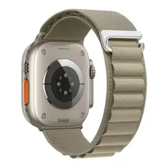 IMPORTADO MC - Correa Alpine Loop Apple Watch y Smartwatch 42-44-45-49mm OliveGold