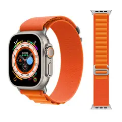 IMPORTADO MC - Correa Alpine Loop Apple Watch y Smartwatch 42-44-45-49mm Naranja