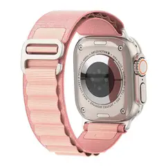 IMPORTADO MC - Correa Alpine Loop Apple Watch y Smartwatch 42-44-45-49mm Rosado