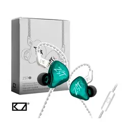 KZ - Audífonos In-Ear Gamer con micro ZST X Celeste