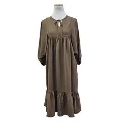 GENERICO - VESTIDO VIENA IVET MANGA BOMBACHA D´BELLAS