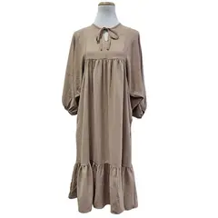 GENERICO - VESTIDO VIENA IVET MANGA BOMBACHA D´BELLAS