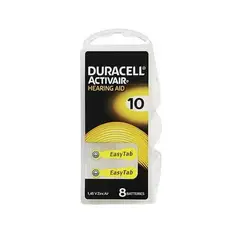 DURACELL - PILAS 10 PARA AUDIFONOS MEDICADOS x 8 PILAS