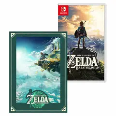 NINTENDO - The legend of zelda breath of the wild switch + Poster