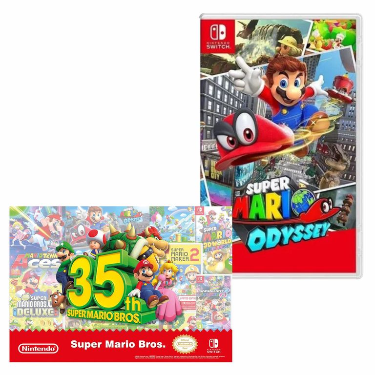 Super mario odyssey switch + Poster