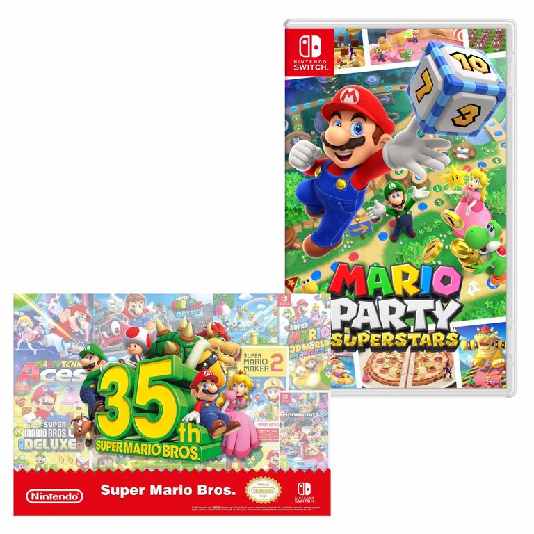 Mario party superstars switch euro + Poster