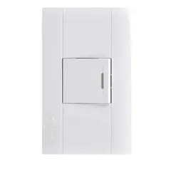 CUBULL - INTERRUPTOR SIMPLE  BLANCO X 10 UNIDAD