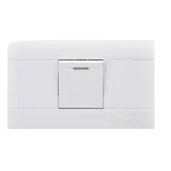 CUBULL - INTERRUPTOR SIMPLE  BLANCO X 10 UNIDAD