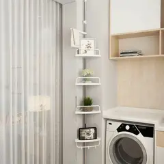 GENERICO - Esquinero Organizador De Baño / Lavandería Hasta 3.20 Cm