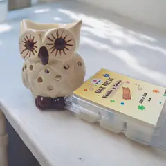 GENERICO - Pack Aromático Hornito Quemador Búho II + Wax Melts