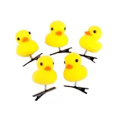 GENERICO - GANCHO PATITO KAWAII PINZA SET DE 5 UNIDADES