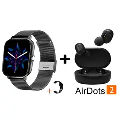 XIAOMI - Audífonos Bluetooth Redmi Airdots 2 y Reloj Inteligente Y13 - Negro