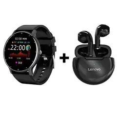 LENOVO - Audífonos Bluetooth HT38 y Reloj Inteligente ZL02 - Negro