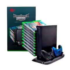 GENERICO - Base Cargador Stand Ventilador Cooler Para Xbox One X