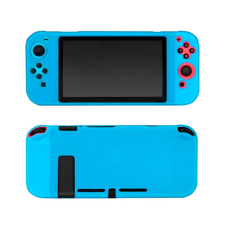 Funda De Silicona Para Nintendo Switch 1 Pieza Azul