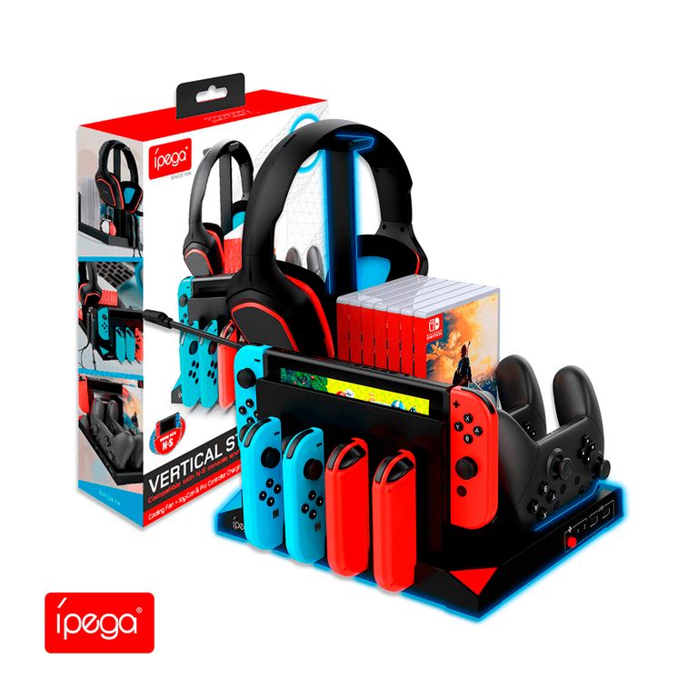 Base 9 En 1 Para Nintendo Switch Cooler Multifunción