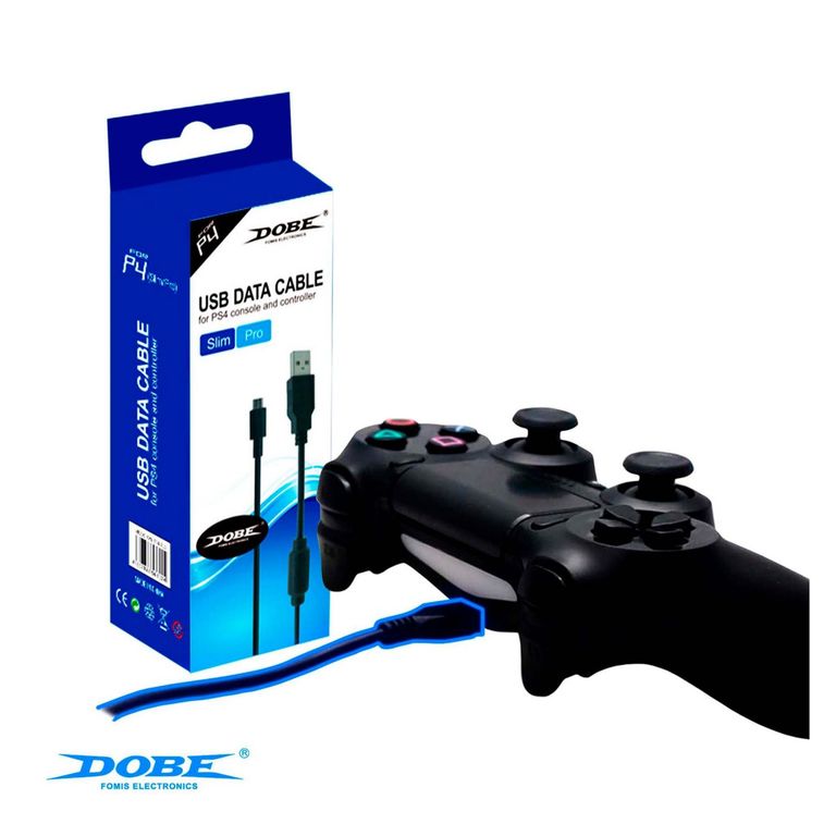 Cable Para Cargar Mando Ps4 De 1.8 Metros Carga Rápida