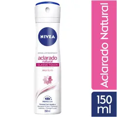 NIVEA - Desodorante Aclarado Natural Classic Touch Spray 150ML