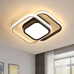 HOME NEAT - Lámparas de Techo LED acrílica Moderno 26W 3 Colores