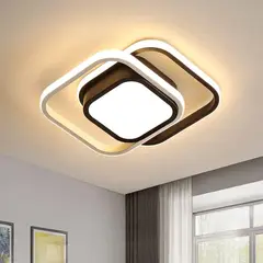HOME NEAT - Lámparas de Techo LED acrílica Moderno 26W 3 Colores