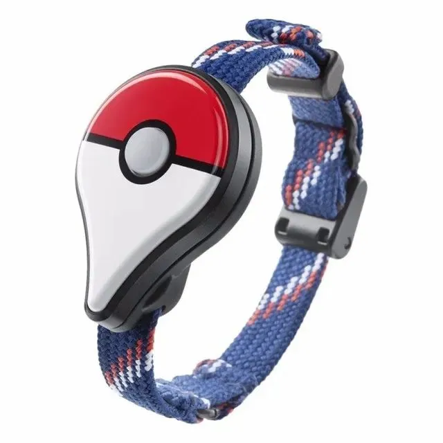 Pulsera para pokémon go plus azul con rojo