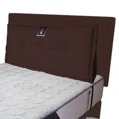 BARAKA HOME - Dormitorio Pocket Vip + 4 Caj. 2 Plz + Cabecera + Cojin - Chocolate